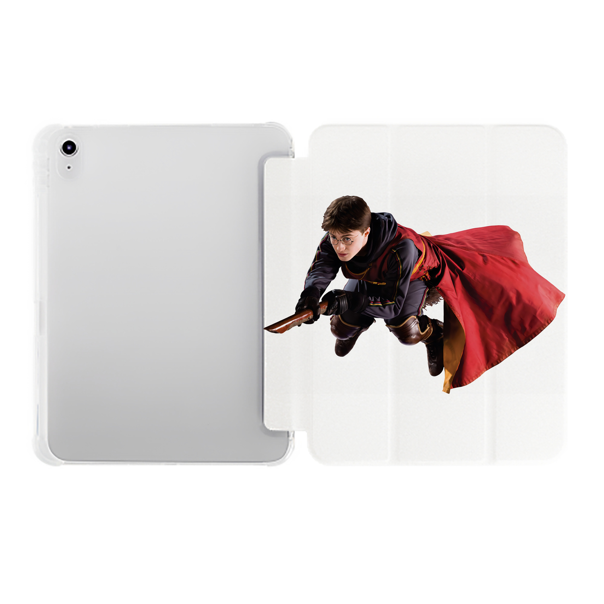 （画像用） Harry Potter ハリー・ポッターシリーズ IPad ケース ペン収納付き 三つ折りスタンド PUレザー×シリコン 対応機種9.5/10.5/10.9インチ